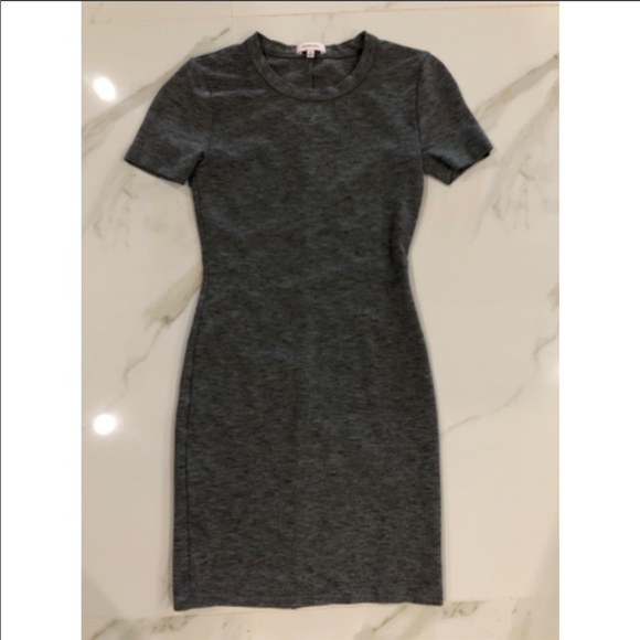 Sunday Best Grey Bodycon Dress Size: 00